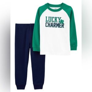 Carter's - 2 Piece Set - Tee & Jogger Pants - Lucky Charmer - 24 months - NWT